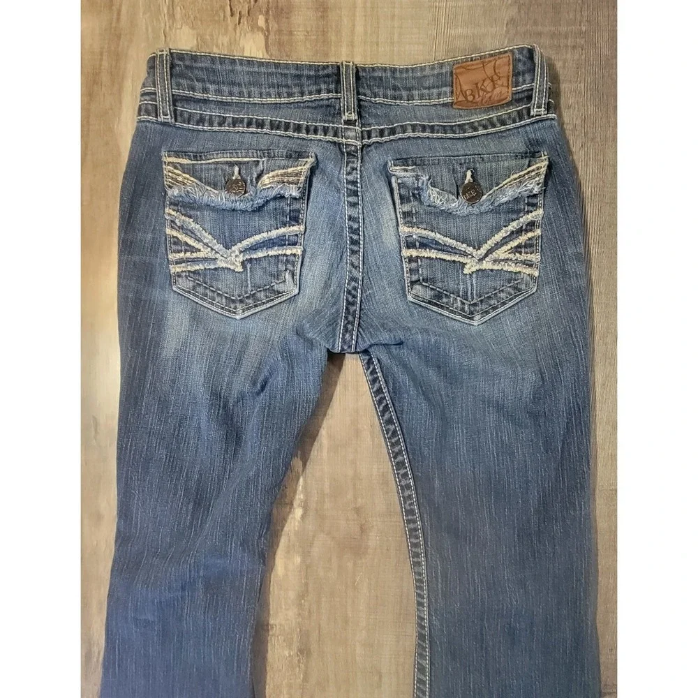 BKE Jeans Womens 29X31.5 Stella Bootcut Flap Pockets Casual Western Rodeo Y2K - Picture 10 of 15